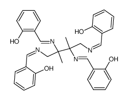 1,2,3,4-tetrakis(salicylideneamino)-2,3-dimethylbutane结构式