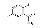 5-iodo-2-methylpyridine-4-carbothioamide Structure