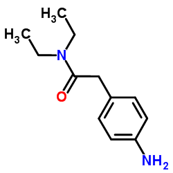 2-(4-Aminophenyl)-N,N-diethylacetamide结构式
