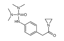 1-(aziridin-1-yl)-2-[4-[bis(dimethylamino)phosphorylamino]phenyl]ethanone Structure