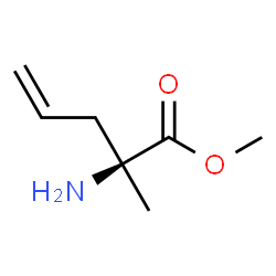 4-Pentenoicacid,2-amino-2-methyl-,methylester,(2S)-(9CI) structure