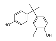 4-[2-(4-hydroxyphenyl)propan-2-yl]-2-iodophenol结构式
