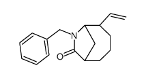 7-benzyl-5-vinyl-7-azabicyclo<4.2.1>nonan-8-one Structure