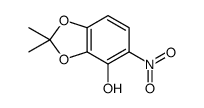 2,2-dimethyl-5-nitro-1,3-benzodioxol-4-ol Structure