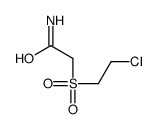 2-(2-chloroethylsulfonyl)acetamide Structure