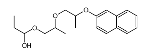 1-[2-(2-naphthalen-2-yloxypropoxy)propoxy]propan-1-ol结构式