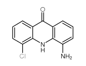 4-amino-5-chloro-10h-acridin-9-one structure