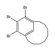 11,12,13-tribromobicyclo[8.3.1]tetradeca-1(14),10,12-triene结构式