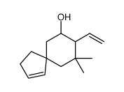 8-ethenyl-9,9-dimethylspiro[4.5]dec-3-en-7-ol Structure
