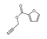 2-Furancarboxylicacid,cyanomethylester(9CI) structure