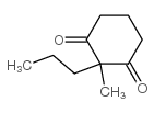 2-甲基-2-丙基环己烷-1,3-二酮结构式