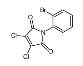 1-(2-bromophenyl)-3,4-dichloropyrrole-2,5-dione结构式