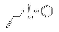 2-cyanoethylsulfanylphosphonic acid,pyridine结构式