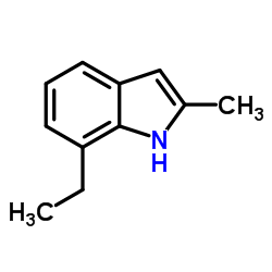 7-Ethyl-2-methyl-1H-indole结构式