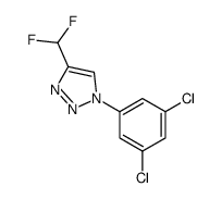 1-(3,5-dichlorophenyl)-4-(difluoromethyl)triazole结构式