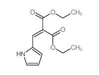 diethyl 2-(1H-pyrrol-2-ylmethylidene)propanedioate structure