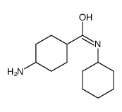 4-amino-N-cyclohexylcyclohexane-1-carboxamide结构式