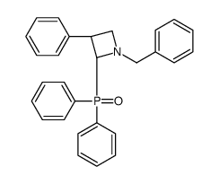 (2R,3S)-1-benzyl-2-diphenylphosphoryl-3-phenylazetidine结构式