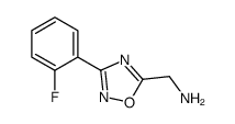 (3-(2-Fluorophenyl)-1,2,4-oxadiazol-5-yl)methanamine Structure