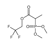 2,2,2-trifluoroethyl 2-dimethoxyphosphorylpropanoate结构式