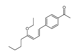 1-[4-(4-ethoxyocta-1,3-dienyl)phenyl]ethanone结构式