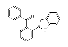 [2-(1-benzofuran-2-yl)phenyl]-phenylmethanone结构式
