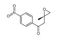 2-[(2S)-2-methyloxiran-2-yl]-1-(4-nitrophenyl)ethanone结构式