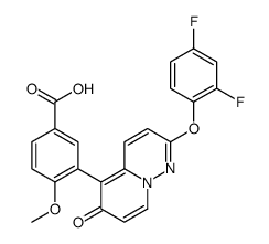 3-(2-(2,4-DIFLUOROPHENOXY)-6-OXO-6H-PYRIDO[1,2-B]PYRIDAZIN-5-YL)-4-METHOXYBENZOIC ACID picture