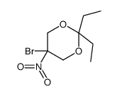 5-bromo-2,2-diethyl-5-nitro-1,3-dioxane Structure