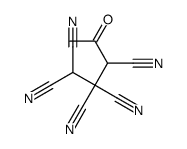 4-oxopentane-1,1,2,2,3-pentacarbonitrile结构式