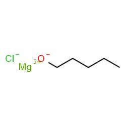 chloro(pentyloxy)magnesium Structure