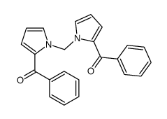 [1-[(2-benzoylpyrrol-1-yl)methyl]pyrrol-2-yl]-phenylmethanone结构式