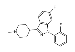 1H-INDAZOLE, 6-FLUORO-1-(2-FLUOROPHENYL)-3-(1-METHYL-4-PIPERIDINYL)- picture