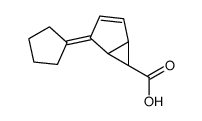 (1R,5S,6R)-2-cyclopentylidenebicyclo[3.1.0]hex-3-ene-6-carboxylic acid Structure