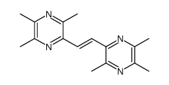 (E)-2-[2-(3,5,6-trimethylpyrazinyl)-vinyl-3,5,6-trimethyl]pyrazine Structure