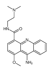 9-amino-N-[2-(dimethylamino)ethyl]-1-methoxyacridine-4-carboxamide结构式