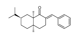 (4aR)-2-((Ξ)-benzylidene)-7t-isopropyl-4a,8a-dimethyl-(4ar,8ac)-octahydro-naphthalen-1-one Structure