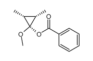 1-Methoxy-c-2,c-3-dimethyl-r-1-cyclopropylbenzoat结构式