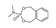 2-dimethylamino-5,6-benzo(4,7-dihydro)-1,3,2-dioxaphosphepin结构式