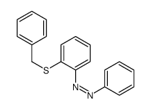 (2-benzylsulfanylphenyl)-phenyldiazene Structure