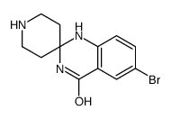 6-溴-1H-螺[哌啶-4,2-喹唑啉]-4(3h)-酮结构式