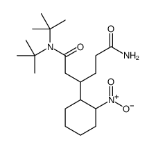 3-(2-nitrocyclohexyl)-N,N-ditert-butyl-hexanediamide结构式