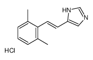 5-[(E)-2-(2,6-dimethylphenyl)ethenyl]-1H-imidazole,hydrochloride Structure