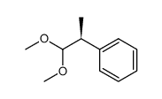 (S)-1,1-dimethoxy-2-phenylpropane Structure