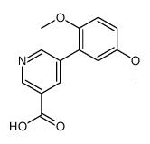 5-(2,5-dimethoxyphenyl)pyridine-3-carboxylic acid Structure