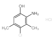 2-Amino-4-chloro-3,5-dimethyl-phenol hydrochloride Structure