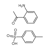 1-(2-aminophenyl)ethanone 4-methylbenzenesulfonate结构式