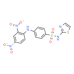4-[(2,4-dinitrophenyl)amino]-N-1,3-thiazol-2-ylbenzenesulfonamide Structure