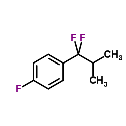1-(1,1-Difluoro-2-methylpropyl)-4-fluorobenzene Structure