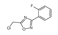 5-(Chloromethyl)-3-(2-fluorophenyl)-1,2,4-oxadiazole Structure